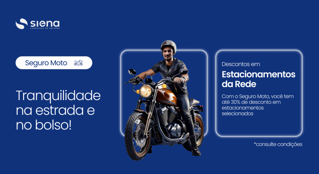 Seguro de moto completo com a Siena Seguros